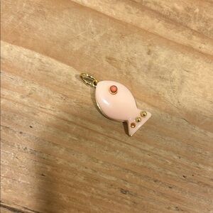 Pink Fish Enamel Charm Pendant